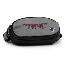 Load image into Gallery viewer, TM4L Champion Fanny Pack ON SALE ( Red Letters & Royal Blue Outline )