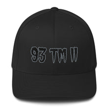 Load image into Gallery viewer, 93 TM 11 Fitted Hat ( Black Letters & Grey Outline )