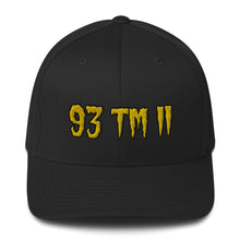 Load image into Gallery viewer, 93 TM 11 Fitted Hat ( Gold Letters & Black Outline )