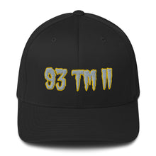 Load image into Gallery viewer, 93 TM 11 Fitted Hat ( Grey Letters & Gold Outline )