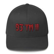 Load image into Gallery viewer, 93 TM 11 Fitted Hat ( Red Letters & Black Outline )