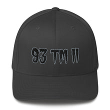Load image into Gallery viewer, 93 TM 11 Fitted Hat ( Black Letters & Grey Outline )
