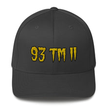 Load image into Gallery viewer, 93 TM 11 Fitted Hat ( Gold Letters & Black Outline )