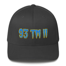 Load image into Gallery viewer, Delete 93 TM 11 Fitted Hat ( Powder Blue Letters & Yellow Outline )