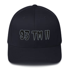 Load image into Gallery viewer, 93 TM 11 Fitted Hat ( Black Letters & Grey Outline )