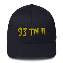 Load image into Gallery viewer, 93 TM 11 Fitted Hat ( Gold Letters & Black Outline )