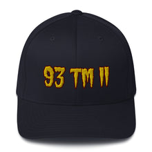 Load image into Gallery viewer, 93 TM 11 Fitted Hat ( Gold Letters & Maroon Outline )