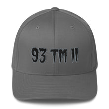 Load image into Gallery viewer, 93 TM 11 Fitted Hat ( Black Letters & Grey Outline )