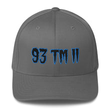Load image into Gallery viewer, 93 TM 11 Fitted Hat ( Black Letters & Powder Blue Outline )
