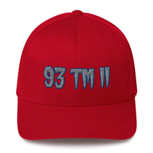 Load image into Gallery viewer, 93 TM 11 Fitted Hat ( Grey Letters & Blue Outline )