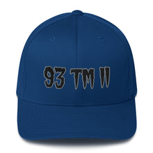 Load image into Gallery viewer, 93 TM 11 Fitted Hat ( Black Letters & Grey Outline )