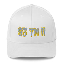 Load image into Gallery viewer, 93 TM 11 Fitted Hat ( Grey Letters & Gold Outline )