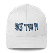 Load image into Gallery viewer, 93 TM 11 Fitted Hat ( Grey Letters & Blue Outline )