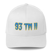 Load image into Gallery viewer, Delete 93 TM 11 Fitted Hat ( Powder Blue Letters & Yellow Outline )