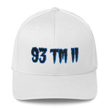 Load image into Gallery viewer, 93 TM 11 Fitted Hat ( Black Letters & Powder Blue Outline )