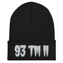 Load image into Gallery viewer, 93 TM 11 Beanie ( White Letters & Grey Outline )