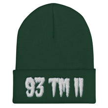 Load image into Gallery viewer, 93 TM 11 Beanie ( White Letters & Grey Outline )