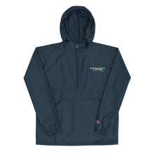 Load image into Gallery viewer, TM4L Wind Breaker ( Yellow Letters & Powder Blue Outline )