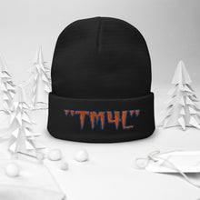 Load image into Gallery viewer, TM4L Beanie ON SALE ( Orange Letters & Royal Blue Outline )