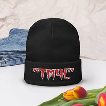 Load image into Gallery viewer, TM4L Beanie ON SALE ( Red Letters & White Outline )
