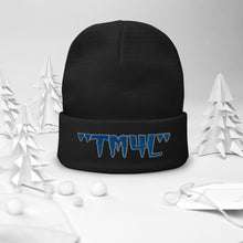 Load image into Gallery viewer, TM4L Beanie ON SALE ( Royal Blue Letters & Grey Outline )