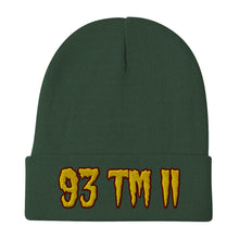 Load image into Gallery viewer, 93 TM 11 Beanie ( Gold Letters & Burgundy Outline )