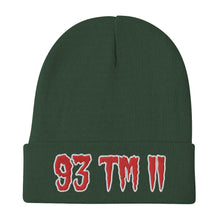Load image into Gallery viewer, 93 TM 11 Beanie ( Red Letters & White Outline )
