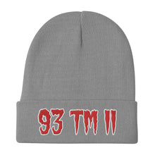 Load image into Gallery viewer, 93 TM 11 Beanie ( Red Letters & White Outline )