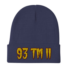 Load image into Gallery viewer, 93 TM 11 Beanie ( Gold Letters & Burgundy Outline )