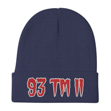 Load image into Gallery viewer, 93 TM 11 Beanie ( Red Letters & White Outline )