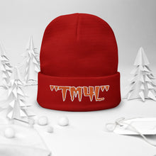 Load image into Gallery viewer, TM4L Beanie ON SALE ( Orange Letters & White Outline )