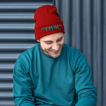 Load image into Gallery viewer, TM4L Beanie ON SALE ( Kiwi Green Letters & Royal Blue Outline )