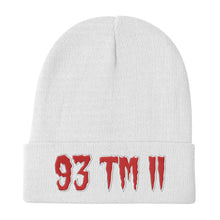 Load image into Gallery viewer, 93 TM 11 Beanie ( Red Letters & White Outline )