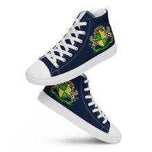 Load image into Gallery viewer, Men’s High Top Canvas Shoes (Crest)