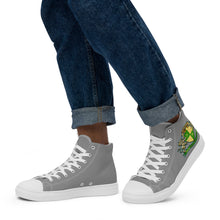 Load image into Gallery viewer, Men’s High Top Canvas Shoes (Crest)