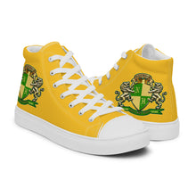 Load image into Gallery viewer, Men’s High Top Canvas Shoes (Crest)