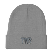 Load image into Gallery viewer, TMB Beanie ( Grey Letters & Black Outline )