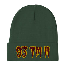 Load image into Gallery viewer, 93 TM 11 Beanie ( Burgundy Letters & Gold Outline )
