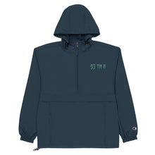 Load image into Gallery viewer, 93 TM 11 Wind Breaker ( Green Letters & Blue Outline )