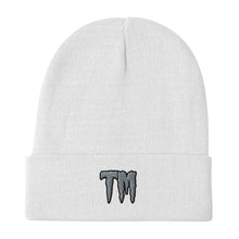 Load image into Gallery viewer, TM Beanie ( Grey Letters & Black Outline )