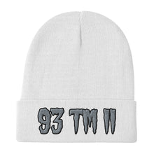 Load image into Gallery viewer, 93 TM 11 Beanie ( Grey Letters & Black Outline )