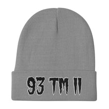 Load image into Gallery viewer, 93 TM 11 Beanie ( Black Letters & White Outline )
