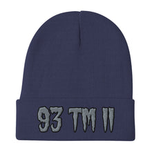 Load image into Gallery viewer, 93 TM 11 Beanie ( Grey Letters & Black Outline )