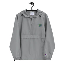 Load image into Gallery viewer, TM Wind Breaker ( Green Letters & Blue Outline )