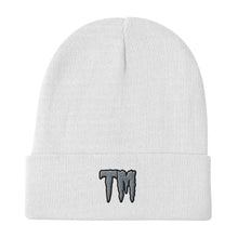 Load image into Gallery viewer, TM Beanie ( Grey Letters & Black Outline )