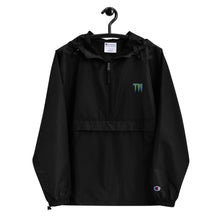Load image into Gallery viewer, TM Wind Breaker ( Green Letters & Blue Outline )