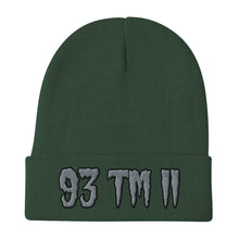 Load image into Gallery viewer, 93 TM 11 Beanie ( Grey Letters & Black Outline )