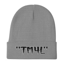 Load image into Gallery viewer, TM4L Beanie ( Black Letters & White Outline )