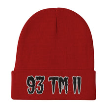 Load image into Gallery viewer, 93 TM 11 Beanie ( Black Letters & White Outline )