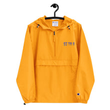Load image into Gallery viewer, 93 TM 11 Wind Breaker ( Purple Letters & Yellow Outline )